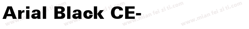 Arial Black CE字体转换